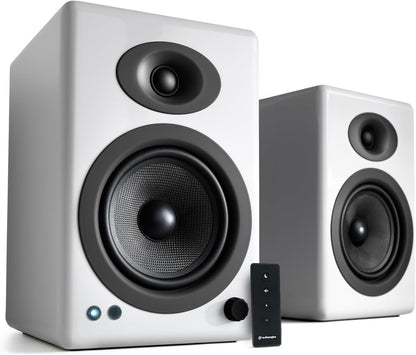 A5+ Powered Bookshelf Speakers – 150W High-Fidelity Studio Monitors - PureSound Records