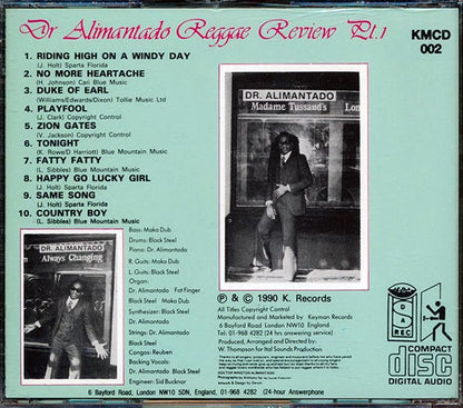 Dr. Alimantado - Reggae Review Part 1 (CD)