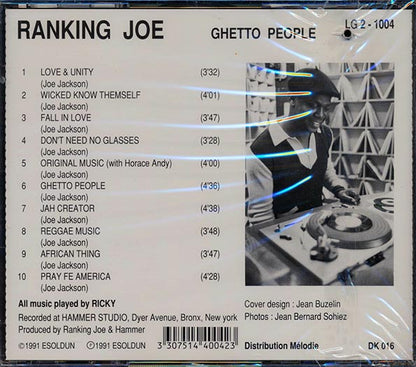 Ranking Joe - Ghetto People (CD)