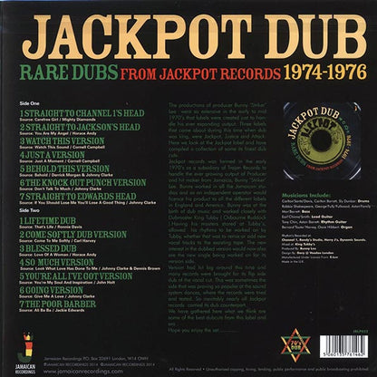 The Aggrovators - Jackpot Dub: Rare Dubs From Jackpot Records 1974-1976 (LP)