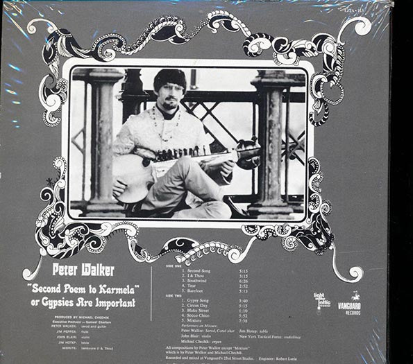 Peter Walker - Second Poem To Karmela Or Gypsies Are Important (ltd. ed.) (CD)