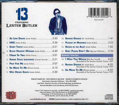 13 Featuring Lester Butler - 13 Featuring Lester Butler (CD)