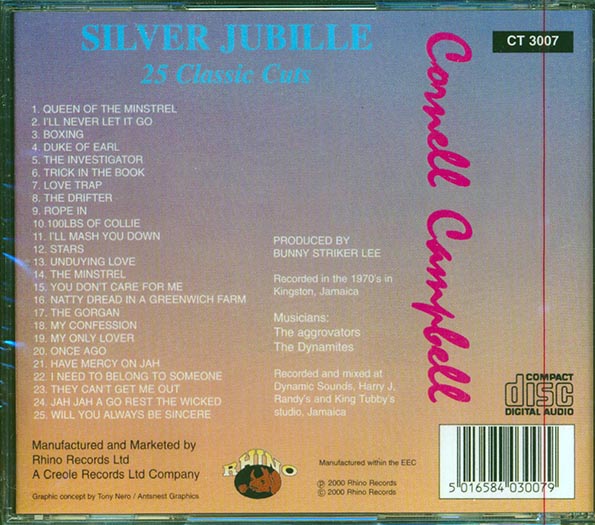 Cornell Campbell - Silver Jubilee: 25 Classic Cuts (CD)