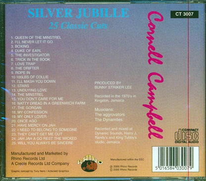 Cornell Campbell - Silver Jubilee: 25 Classic Cuts (CD)