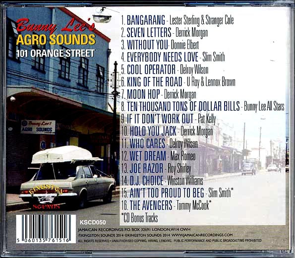 Delroy Wilson, Slim Smith, Lester Sterling, Etc. - Bunny Lee's Agro Sounds: 101 Orange Street (CD)