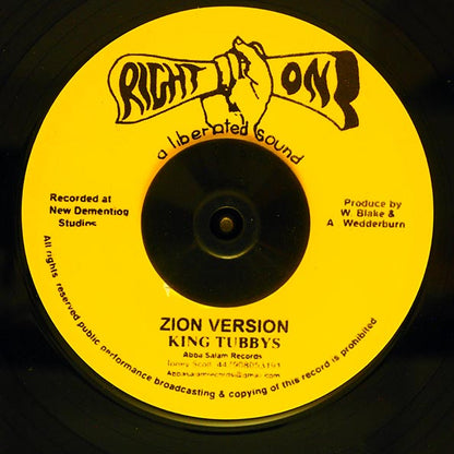 I Kong - Zion Come Home  /  King Tubby - Zion Version (7")