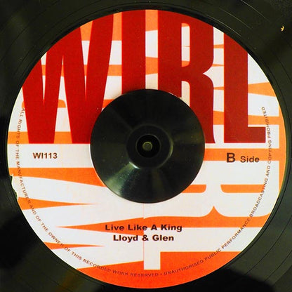 Lloyd Robinson, Glen Brown - Feel Good Now  /  Hopeton Lewis, Glen Brown - Live Like A King (7")