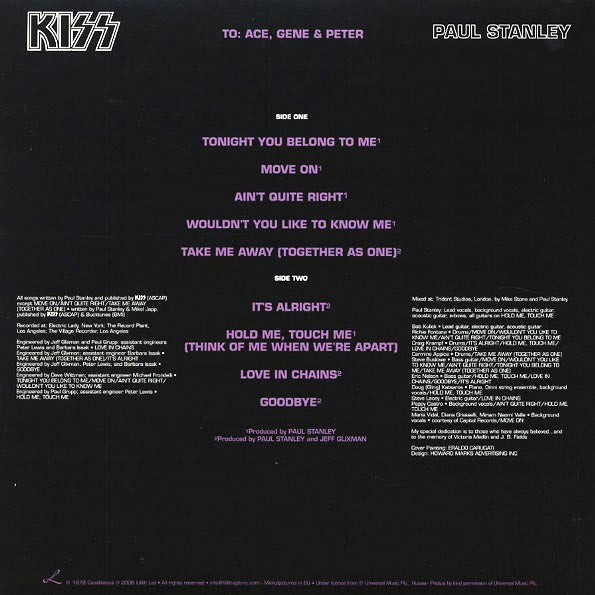 Kiss - Paul Stanley (LP)