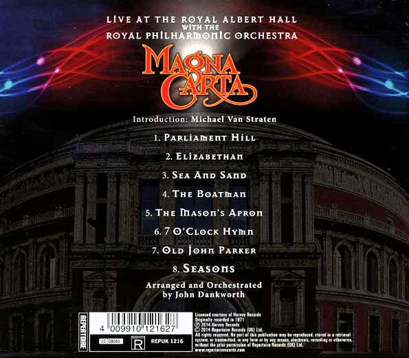 Magna Carta - Live At The Royal Albert Hall With The Royal Philharmonic Orchestra (CD)