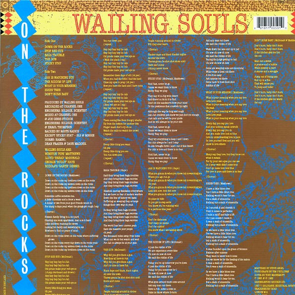 Wailing Souls - On The Rocks (LP)