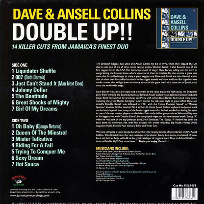 Dave & Ansel Collins - Double Up!! 18 Killer Cuts From Jamaica's Finest Duo (LP) - PureSound Records