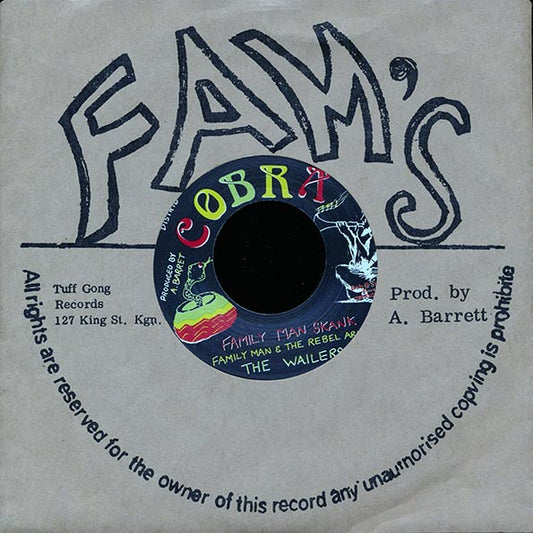 The Wailers - Family Man Skank  /  The Wailers - Dub Combination (7")