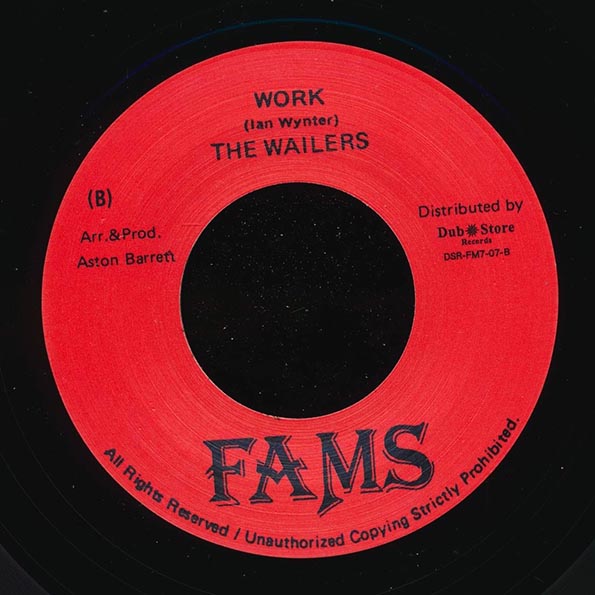 The Wailers - Guided Missile  /  The Wailers - Work (Japan) (7")