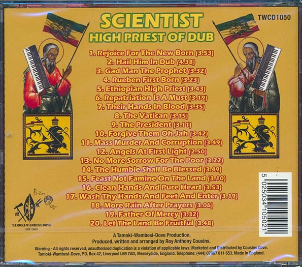 Scientist - High Priest Of Dub (With 10 Bonus Tracks) (CD)