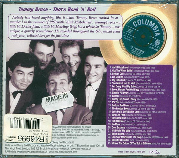 Tommy Bruce & The Bruisers - That's Rock 'N' Roll: The Definitive Collection (CD)