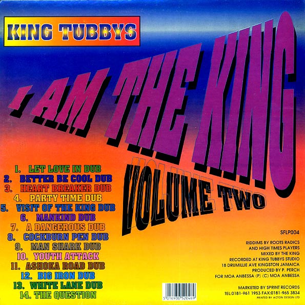 King Tubby - I Am The King Part 2 (LP) - PureSound Records