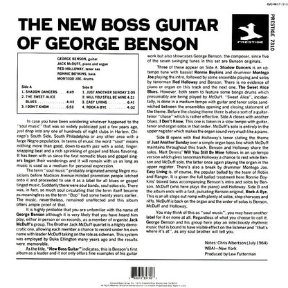 George Benson, Jack McDuff Quartet - The New Boss Guitar Of George Benson (LP) - PureSound Records