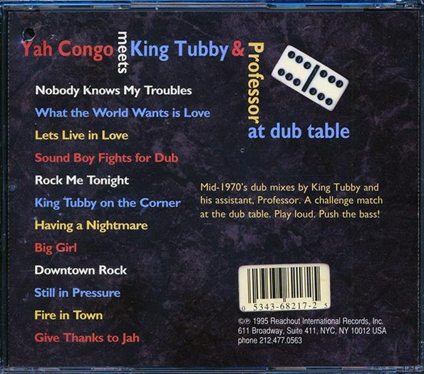 Yah Congo, King Tubby, Professor - Meets King Tubby & Professor At Dub Table (CD)