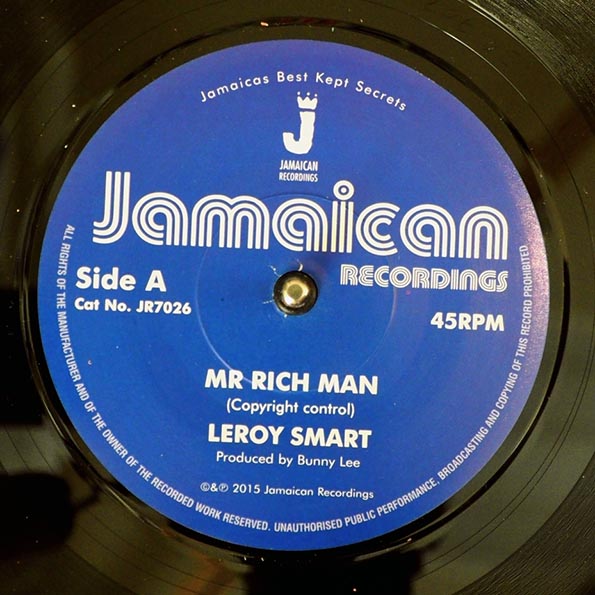 Leroy Smart - Mr. Rich Man  /  Version (7")