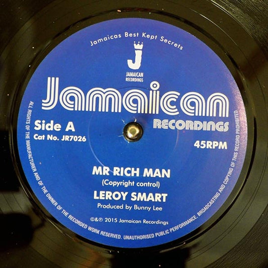 Leroy Smart - Mr. Rich Man  /  Version (7")