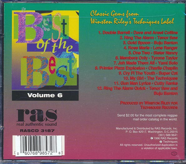 Sister Nancy, Tenor Saw, Yami Bolo, Etc. - Best Of The Best Volume 6 (CD)