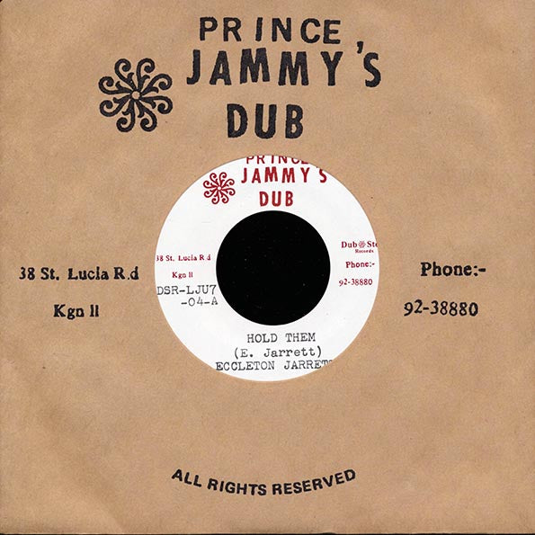 Eccleton Jarrett - Hold Them  /  Super Power Band - Hold Them Version (7")