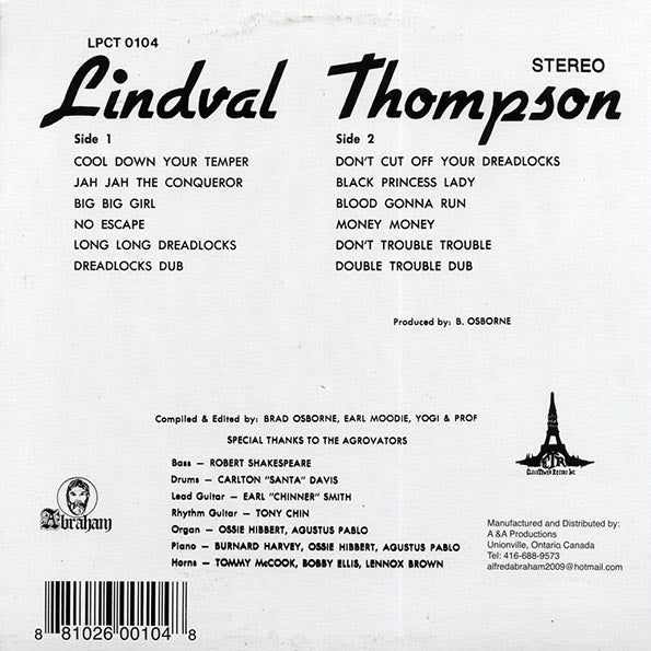 Linval Thompson - Cool Down (LP) - PureSound Records