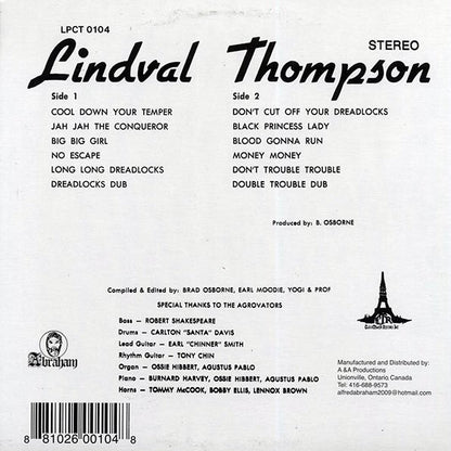 Linval Thompson - Cool Down (LP) - PureSound Records