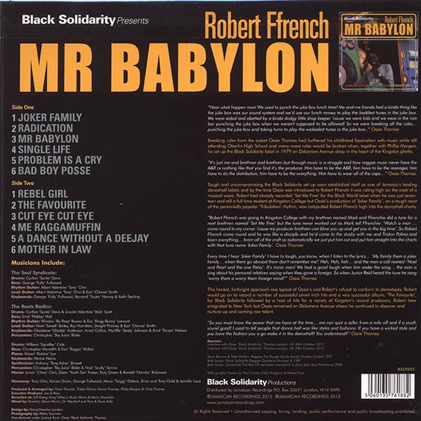 Robert Ffrench - Mr. Babylon (LP)