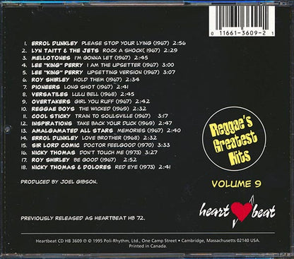 Lynn Taitt, The Pioneers, Lee Perry, Errol Dunkley, Etc. - Reggae's Greatest Hits 9 (CD)