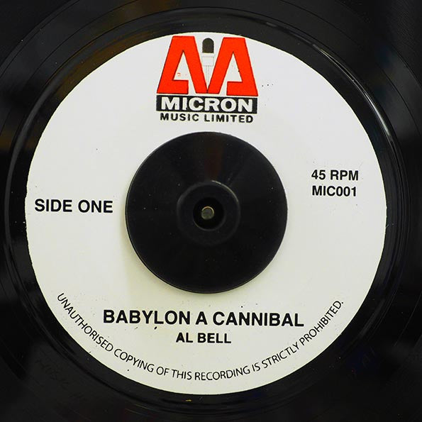 Al Bell - Babylon A Cannibal  /  Version (7")