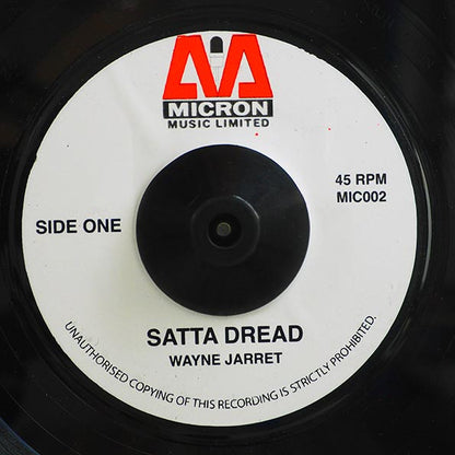Wayne Jarrett - Satta Dread  /  Version (7")