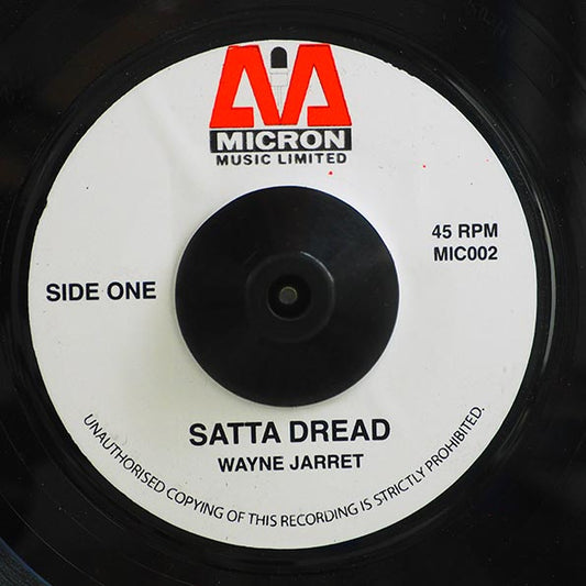 Wayne Jarrett - Satta Dread  /  Version (7")
