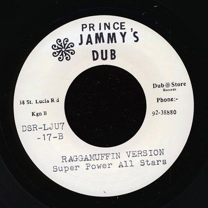 Prince Junior - Raggamuffin  /  Super Power All Stars - Version (Japan) (7")