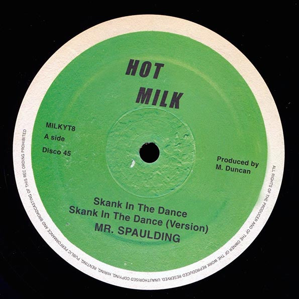 Mr. Spaulding - Skank In The Dance; Roots Radics - Version  /  Mr. Spaulding - Come Now Youthman; Roots Radics - Version (12")