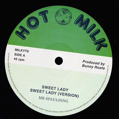 Mr. Spaulding - Sweet Lady; Roots Radics - Version  /  Mr. Spaulding - Vision; Roots Radics - Version (12")
