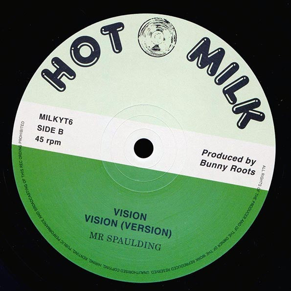 Mr. Spaulding - Sweet Lady; Roots Radics - Version  /  Mr. Spaulding - Vision; Roots Radics - Version (12")