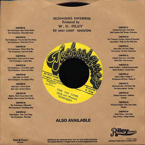 The Techniques - Man Of My World  /  The Techniques - Time Has Come (7")