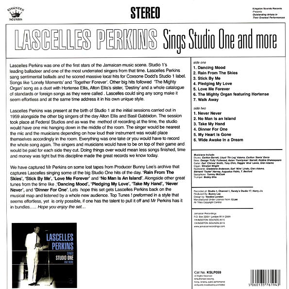 Lascelles Perkins - Sings Studio One And More (LP) - PureSound Records