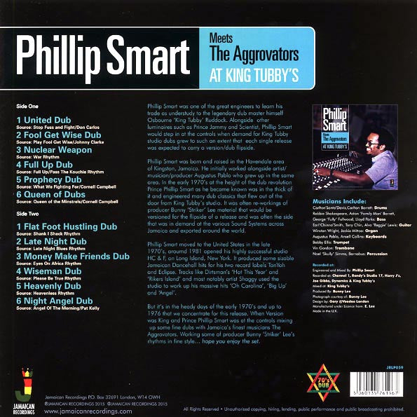 Phillip Smart, The Aggrovators - Phillip Smart Meets The Aggrovators At King Tubby's (LP) - PureSound Records