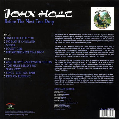 John Holt - Before The Next Teardrop Falls (LP) - PureSound Records
