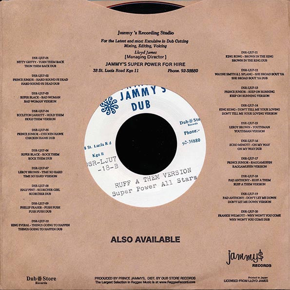 Pad Anthony - Ruff A Them  /  Super Power All Stars - Version (7")