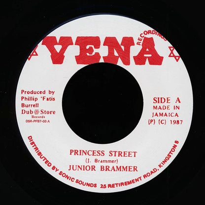 Jr. Brammer - Princess Street  /  Version (Japan) (7")