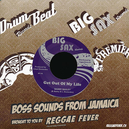 Barry Bailey - Get Out Of My Life  /  Barry Bailey - Get Out Of My Life Version (7")