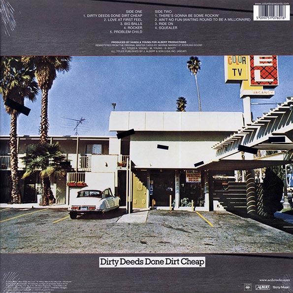 AC/DC - Dirty Deeds Done Dirt Cheap (LP) - PureSound Records