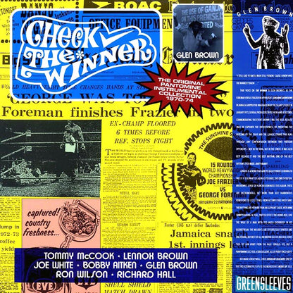 Glen Brown - Check The Winner: The Original Pantomine Instrumental Collection 1970-74 (LP) - PureSound Records