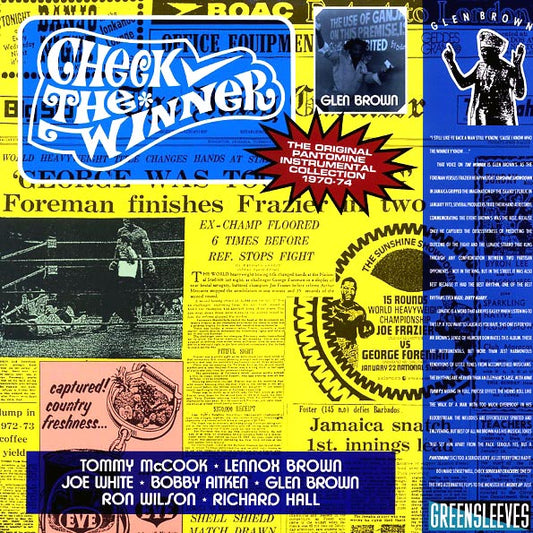 Glen Brown - Check The Winner: The Original Pantomine Instrumental Collection 1970-74 (LP) - PureSound Records