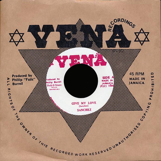 Sanchez - Give My Love  /  Version (Japan) (7")