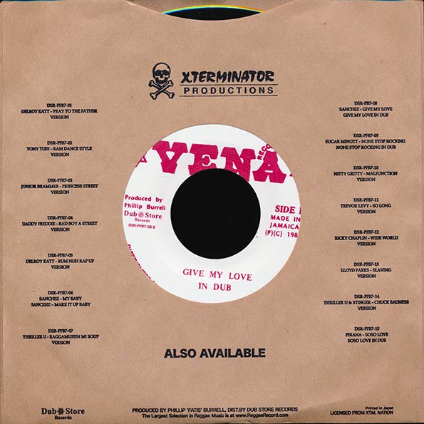 Sanchez - Give My Love  /  Version (Japan) (7")