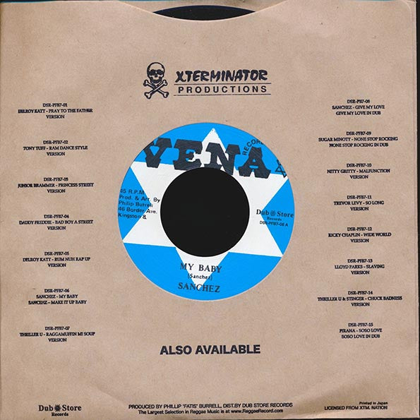 Sanchez - My Baby  /  Sanchez - Make It Up Baby (Japan) (7")